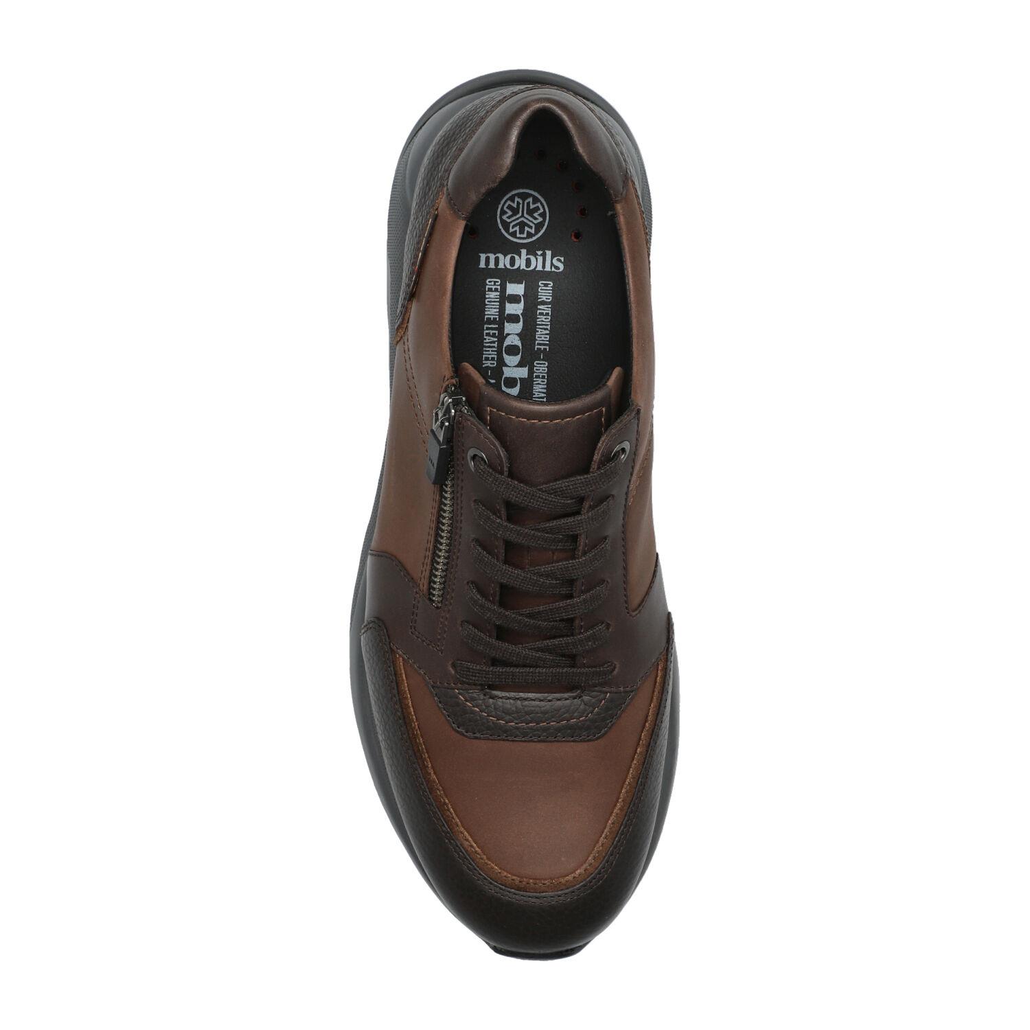 lacets homme modèle Isaac brun fonce - Mephisto